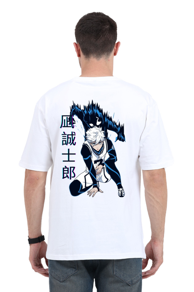 Blue Lock Nagi Seishiro Dynamic Pose Oversized T-Shirt