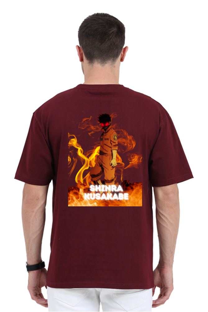 Shinra Kusakabe Anime Graphic Oversized T-Shirt – Fire Force Fan Merch