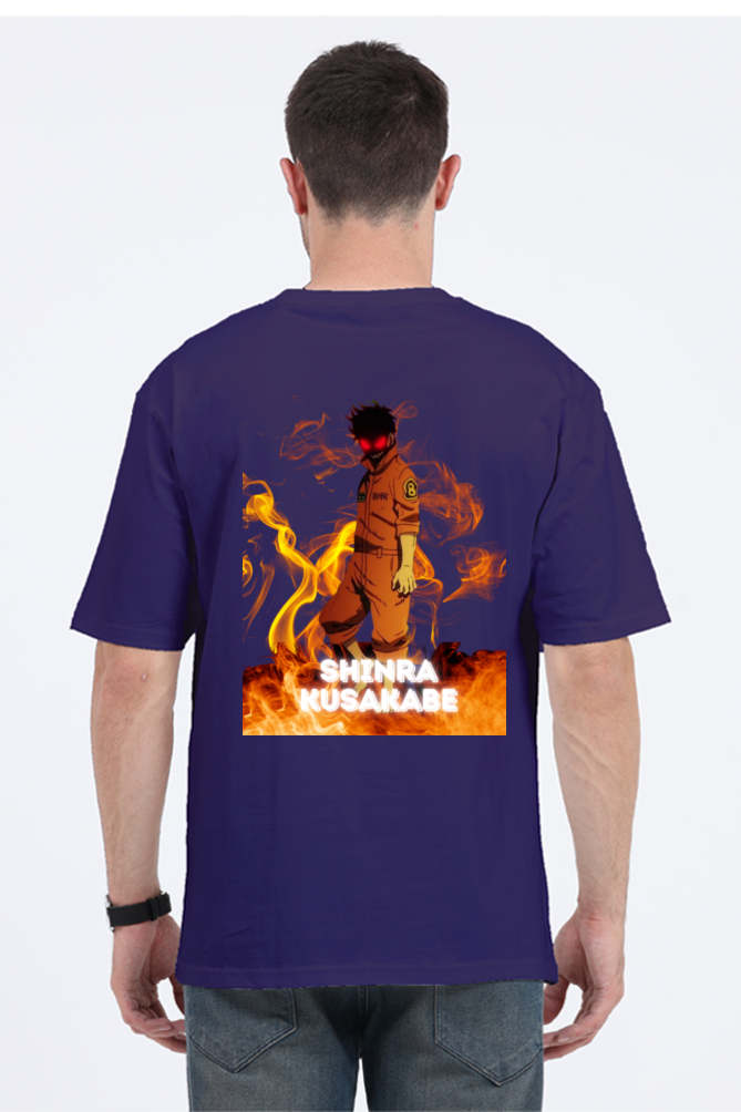 Shinra Kusakabe Anime Graphic Oversized T-Shirt – Fire Force Fan Merch