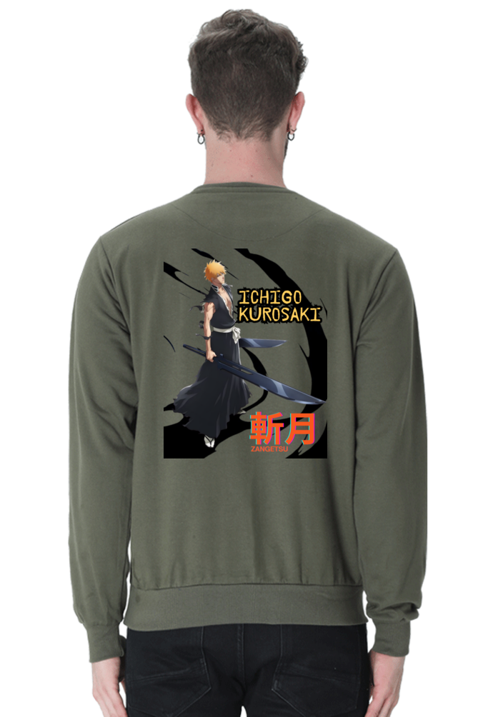 Ichigo Kurosaki Zangetsu Sweatshirt – Bleach Soul Reaper Style