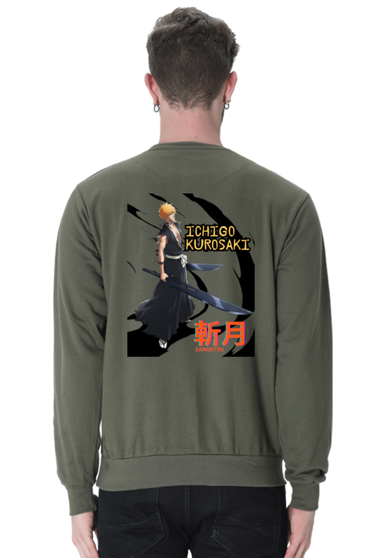 Ichigo Kurosaki Zangetsu Sweatshirt – Bleach Soul Reaper Style