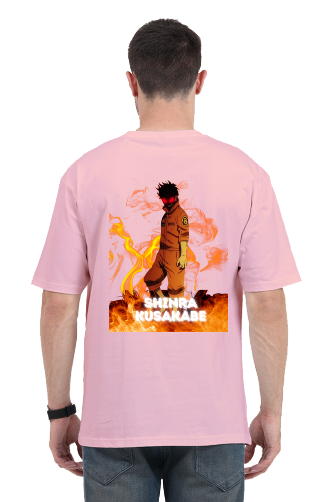 Shinra Kusakabe Anime Graphic Oversized T-Shirt – Fire Force Fan Merch