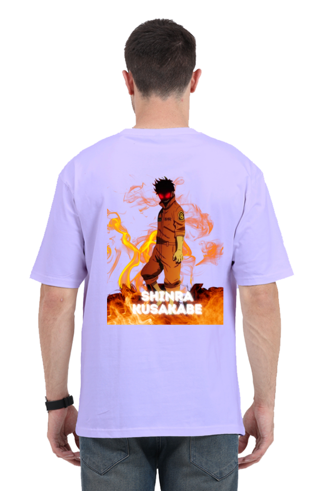 Shinra Kusakabe Anime Graphic Oversized T-Shirt – Fire Force Fan Merch