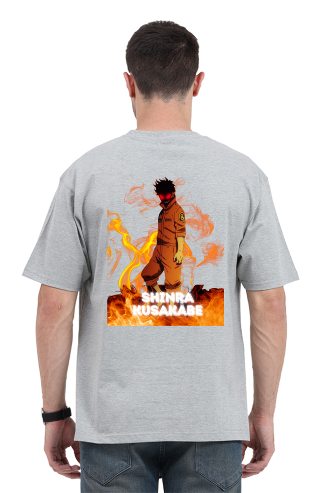 Shinra Kusakabe Anime Graphic Oversized T-Shirt – Fire Force Fan Merch