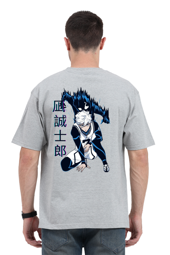 Blue Lock Nagi Seishiro Dynamic Pose Oversized T-Shirt