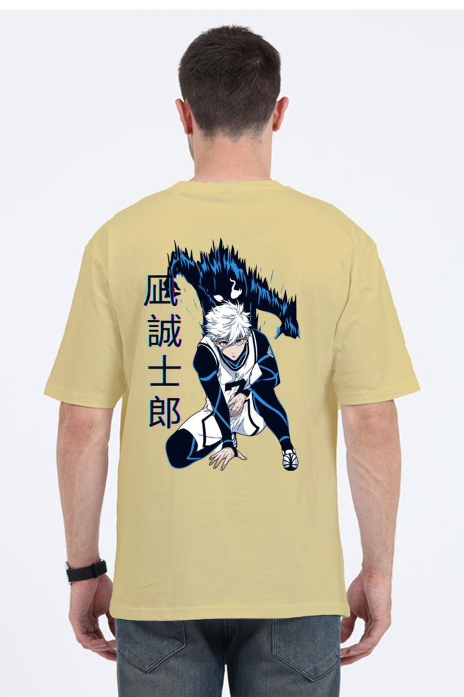 Blue Lock Nagi Seishiro Dynamic Pose Oversized T-Shirt