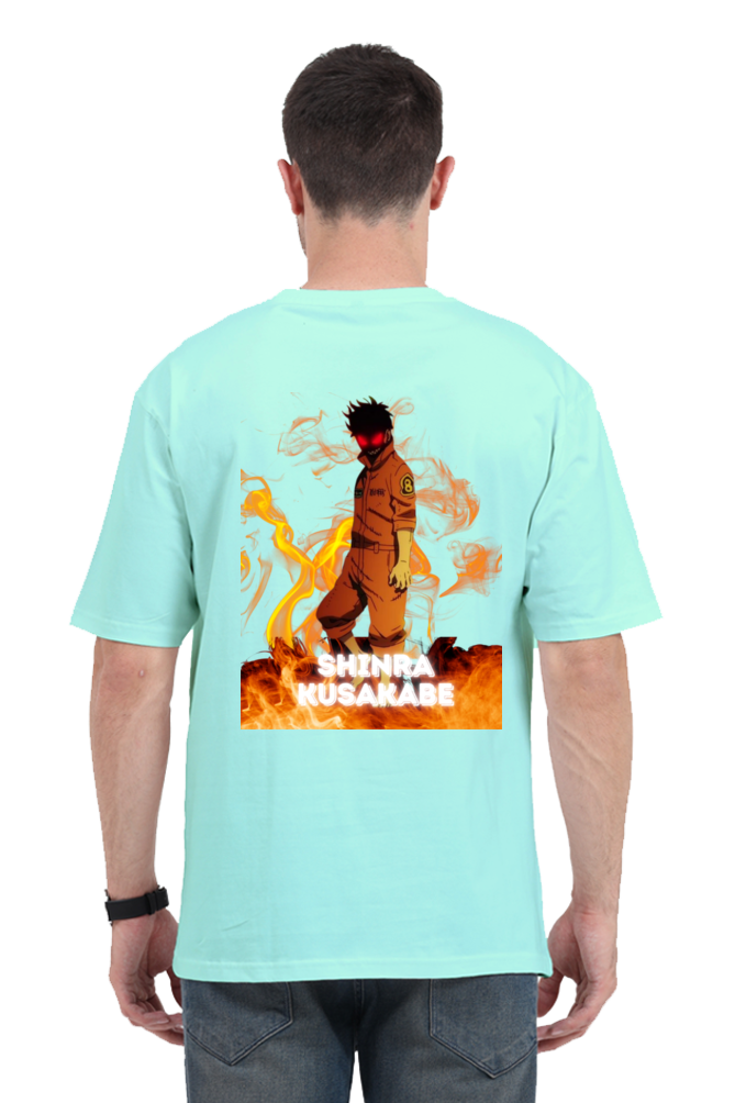 Shinra Kusakabe Anime Graphic Oversized T-Shirt – Fire Force Fan Merch