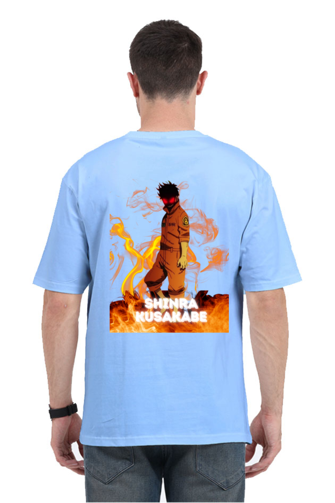 Shinra Kusakabe Anime Graphic Oversized T-Shirt – Fire Force Fan Merch