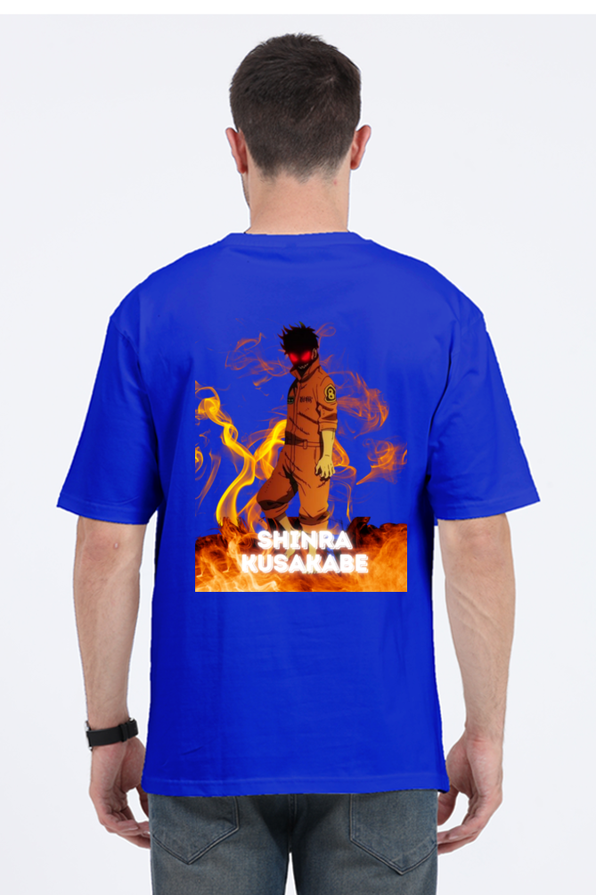 Shinra Kusakabe Anime Graphic Oversized T-Shirt – Fire Force Fan Merch